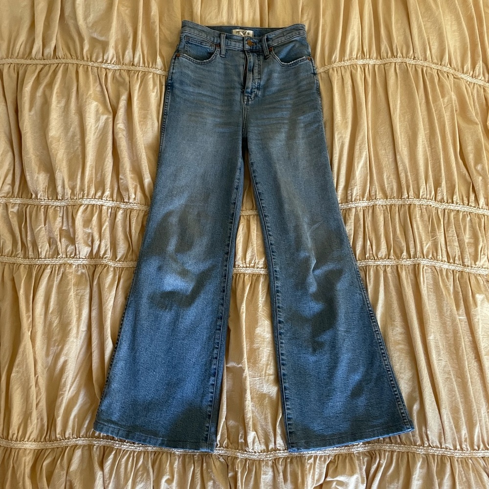 Madewell high waisted flare jeans